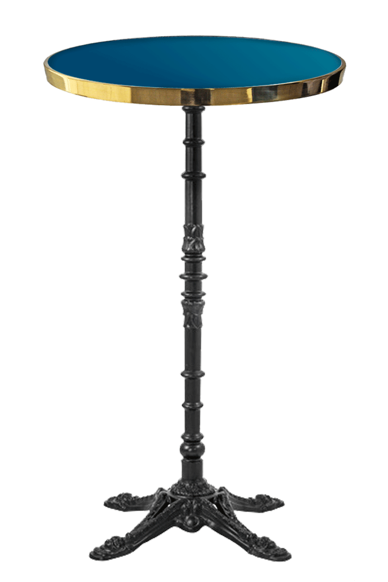Table de Bistrot Ronde Émaillée 110 cm Table de Bistrot Ronde Émaillée 110 cm
