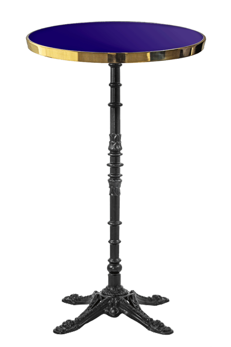 Table de Bistrot Ronde Émaillée 110 cm Table de Bistrot Ronde Émaillée 110 cm