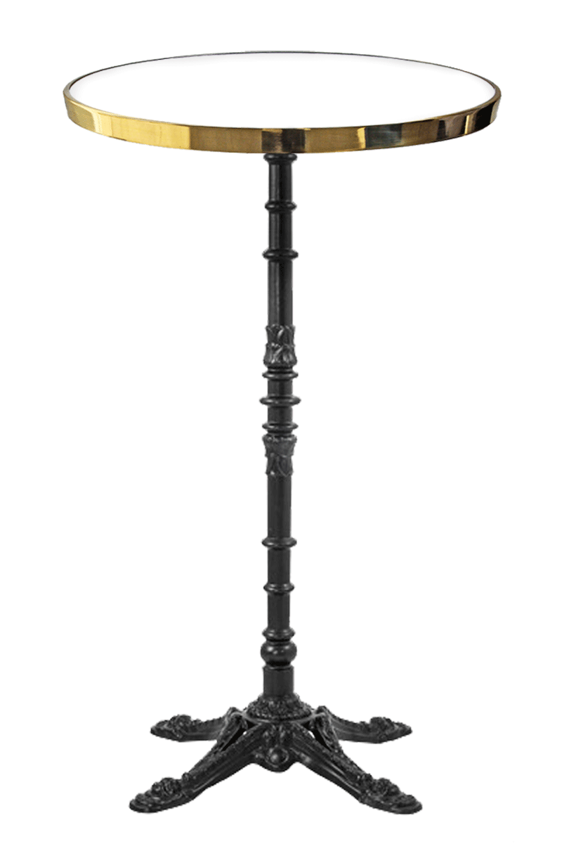 Mesa Bistrô Alta Redonda Esmaltada 110 cm Mesa Bistrô Alta Redonda Esmaltada 110 cm