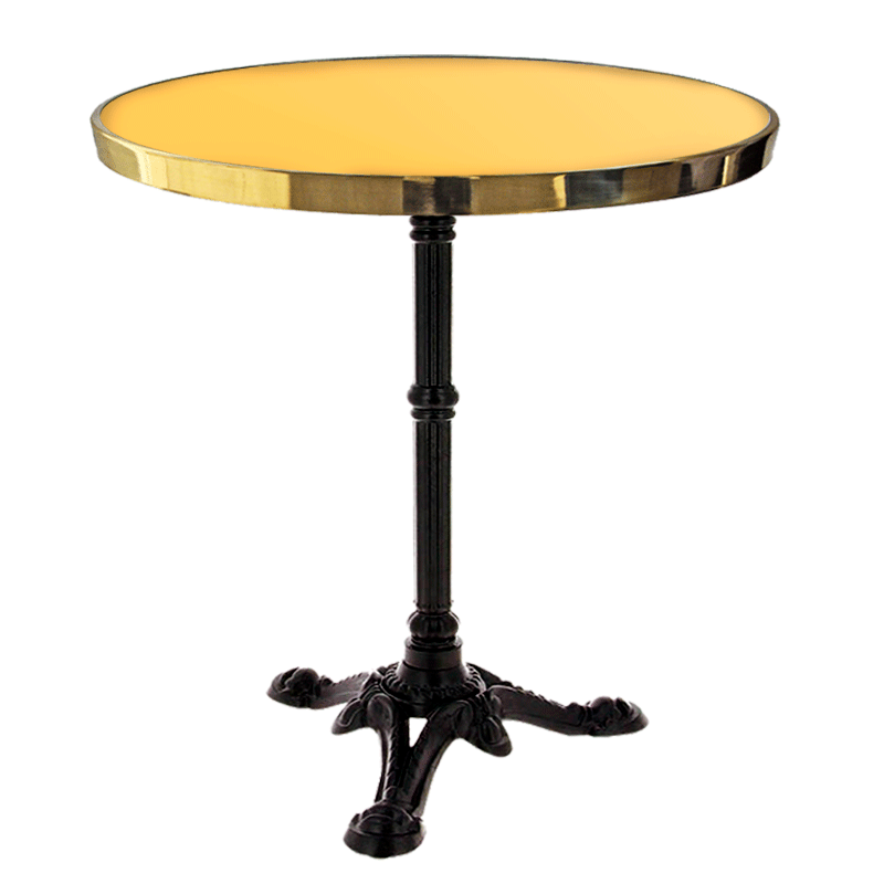 Enameled Round Bistro Table 77 cm Enameled Round Bistro Table 77 cm