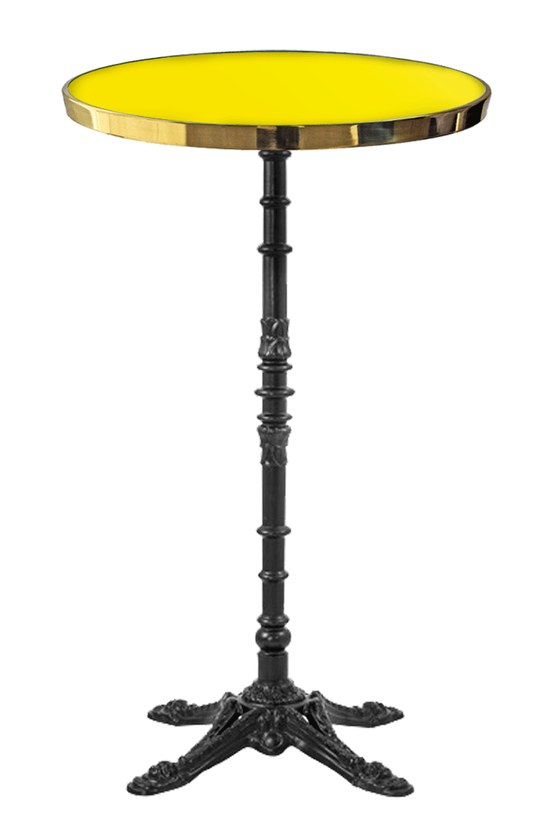 Mesa Bistrô Alta Redonda Esmaltada 110 cm Mesa Bistrô Alta Redonda Esmaltada 110 cm