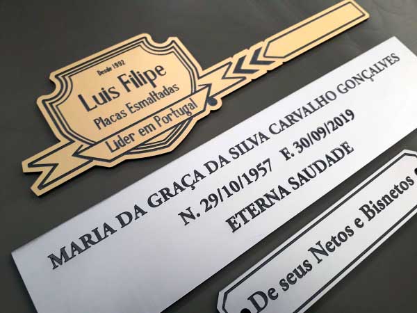Placas Gravadas para Cemitérios Placas Gravadas para Cemitérios