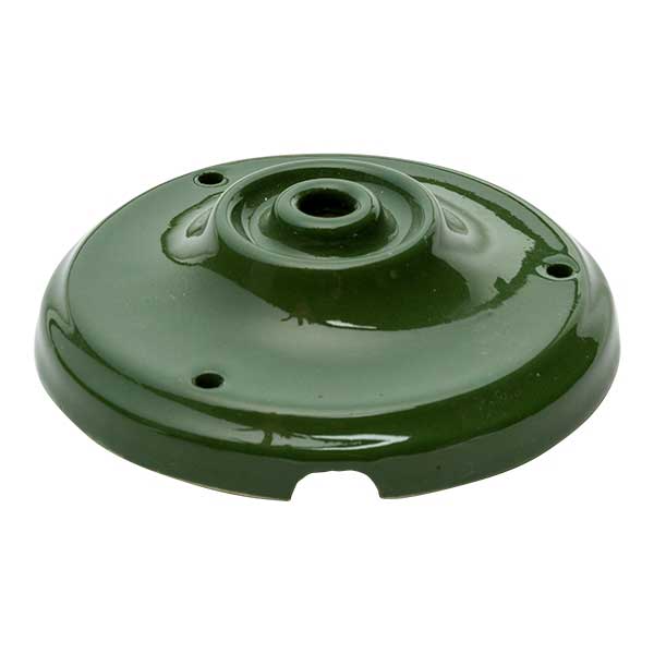 Rosace en Porcelaine Vert Rosace en Porcelaine Vert
